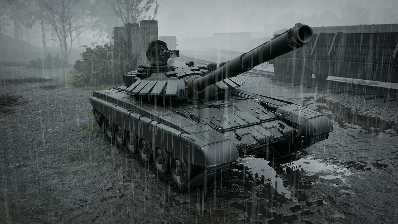 Tenk T-72 na kiši, zvanična slika Sezone 2